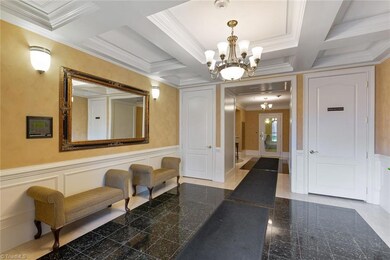 Building lobby inside One Park Vista.