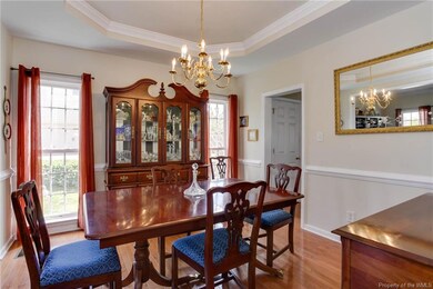 Formal dining room.