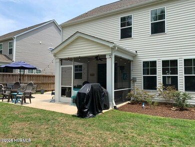 rear view with screened porch