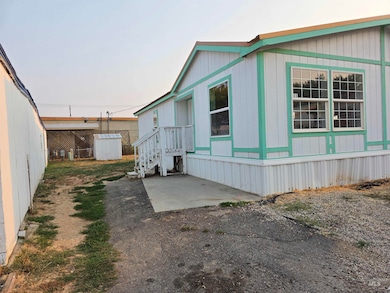 View of home's exterior with a patio area