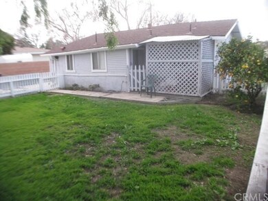 Front unit back yard.