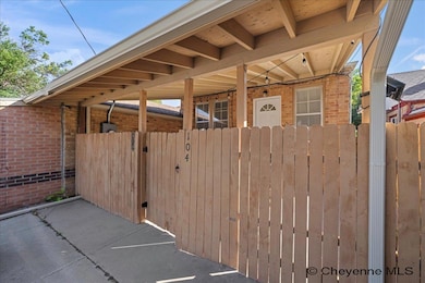 Covered patio
