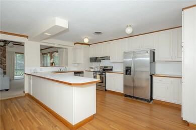 Kitchen featuring appliances with stainless steel