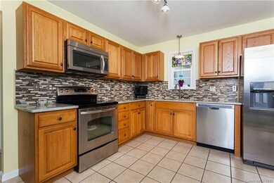 Kitchen with updated appliances, counter tops and 