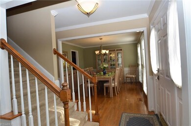 Entry and dining room