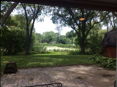 Calming pond views of 