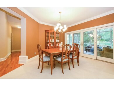Dining room, leading to screened porch