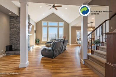 Bluff View Wasilla Home for sale on Barn