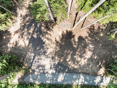 Drone view above building site