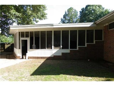 Spacious covered patio.
