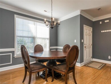 This lovely formal dining room is a great place to entertain.