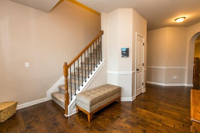 Gorgeous wood floors throughout the firs