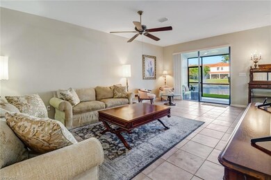 Living area with lake view