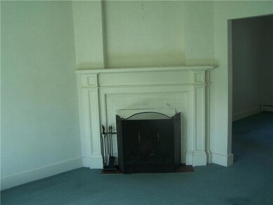 Living Room. Living Room With Fireplace