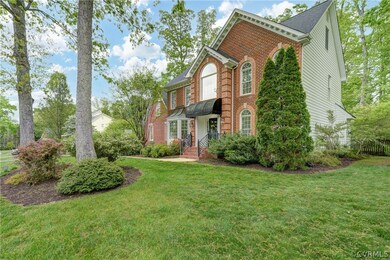 View of front of home with a front lawn