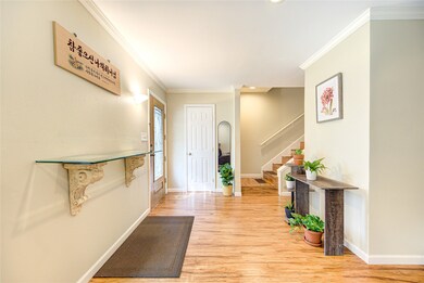 Bright welcoming entrance