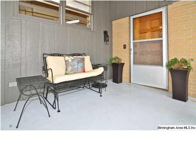 Cozy porch for sipping your morning coffee!