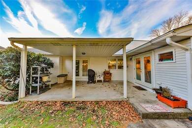Covered back patio