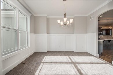 Flex room can be a dining room, office, playroom