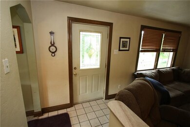 Ceramic Tile in 4x7 Front Entry w/ Beautiful Lead 