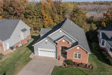 Front view with river in the background