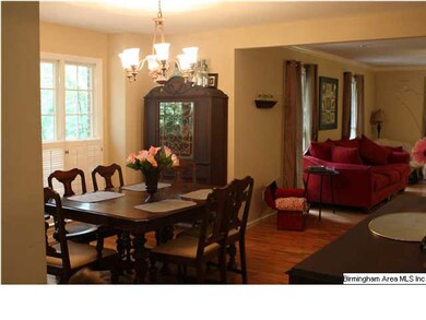 Formal Dining room that is open to the living room