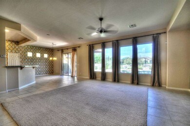 Great room to kitchen