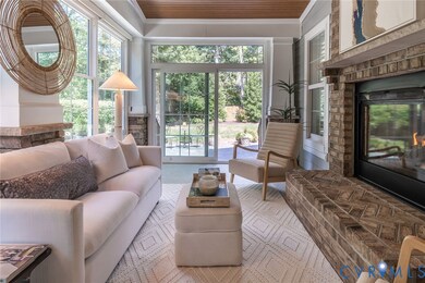 Exceptional details included throughout this four season sun room