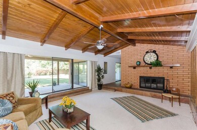 Great Room - Wood Beamed Ceiling