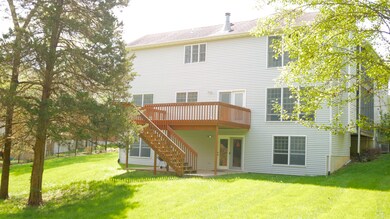 Back view of home