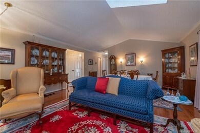 Combination Living Room and Dining Area
