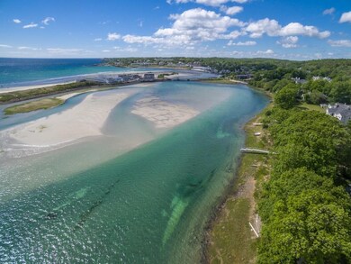You can see the sand bar forming as...