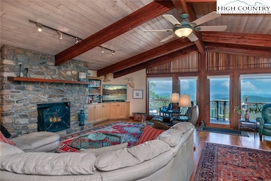 Stone Fireplace