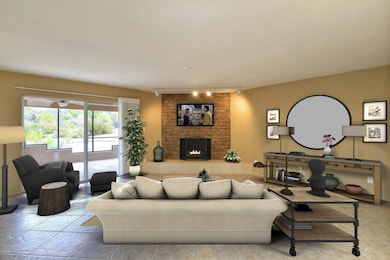 Living Room furnished