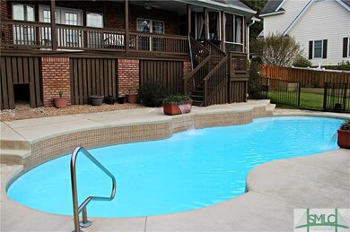 SALTWATER POOL WITH 2 WATERFALLS