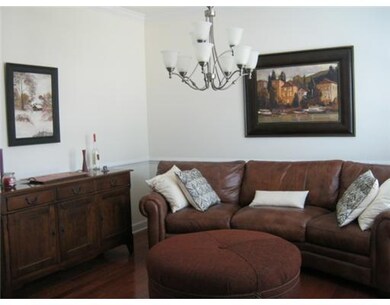 Living Room. 3/4 inch hardwood floors.  Rooms on f