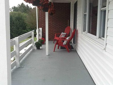 Exterior Front. front porch with a great view