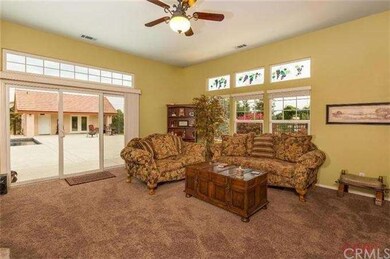 Great room with view of the fabulous cabana with a