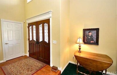 Double mahogany doors