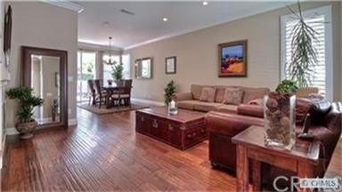 Elegant flooring throughout the downstairs.