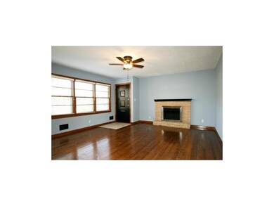Gorgeous hardwoods throughout*Living room with fir