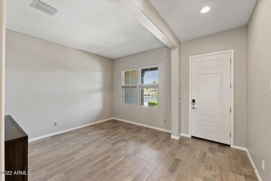 den/office off entry way