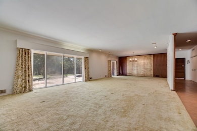 Living room into formal dining