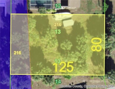 Only canal strip in rear of property in Special Ha