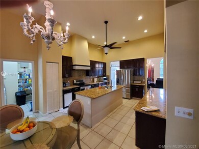 Breakfast nook looking into kitchen
