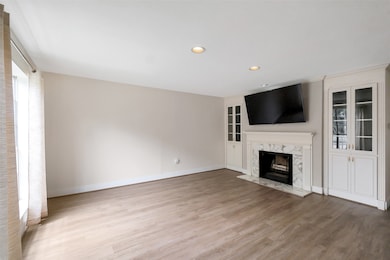 Beautiful vinyl plank flooring throughout the home