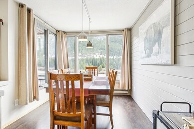 Dining area featuring healthy amount of natural li