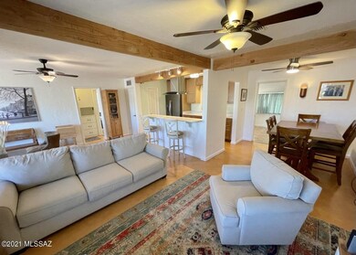 Living Room Dining and Kitchen