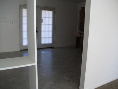 Looking into kitchen