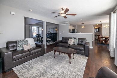 Main level open living area